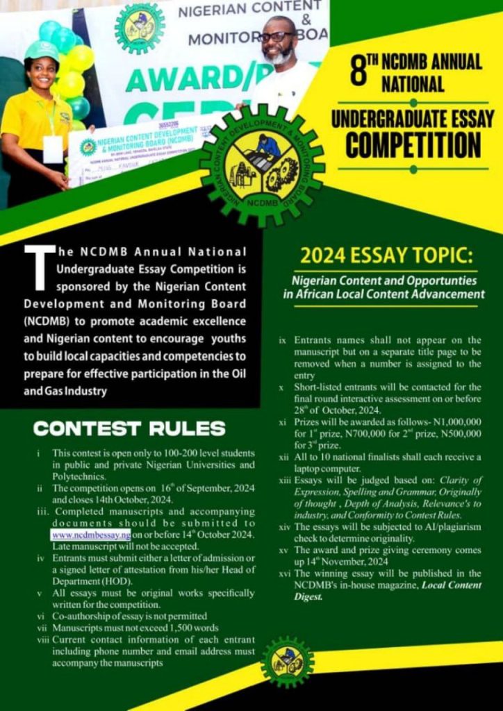 nch essay writing competition